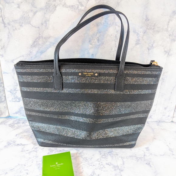 kate spade Handbags - kate spade Haven Lane Hani Glittery striped Tote
